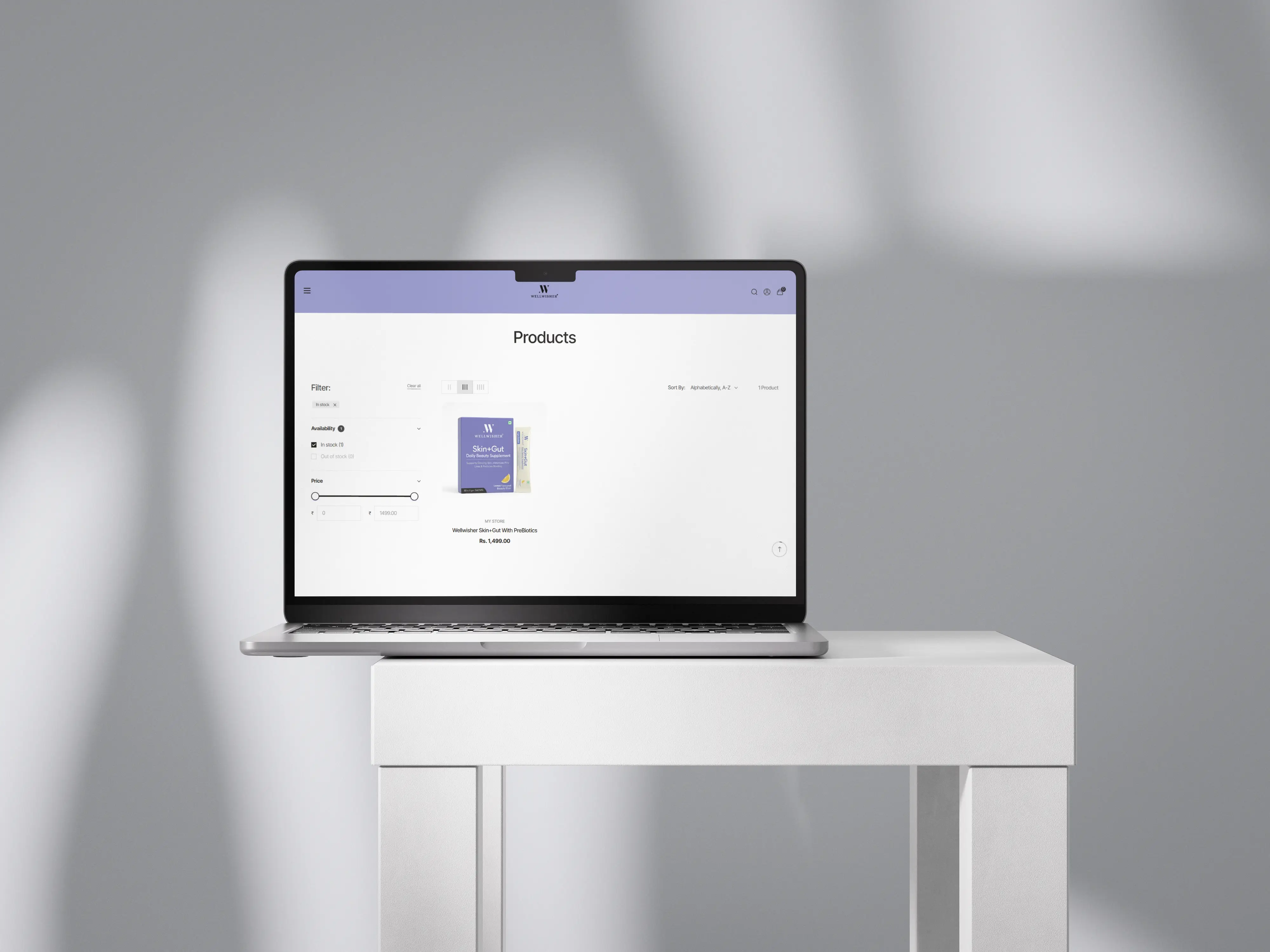 Well Wisher Products Page